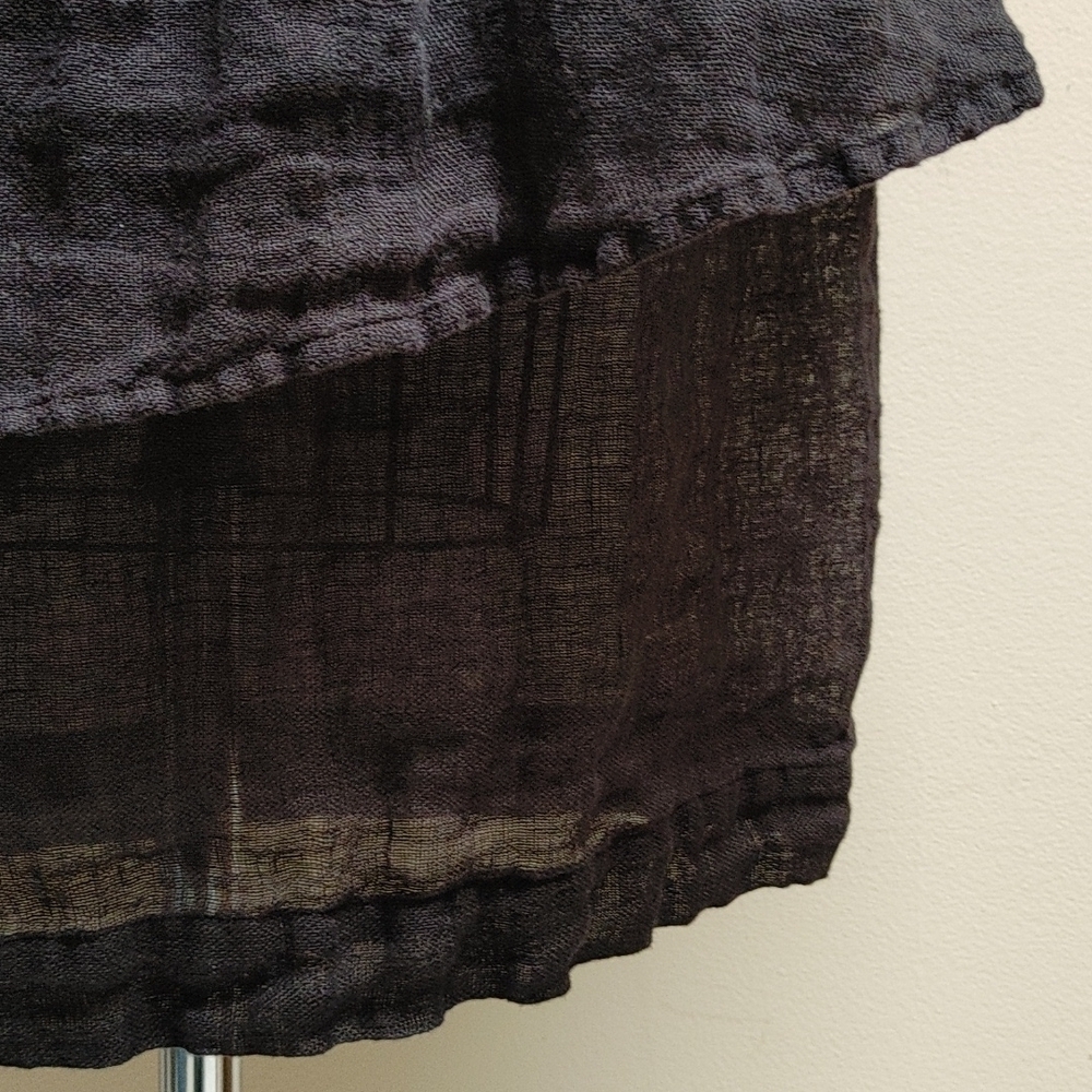 lili from Poland Black Gauze Layered Skirt S - Picture 8 of 16